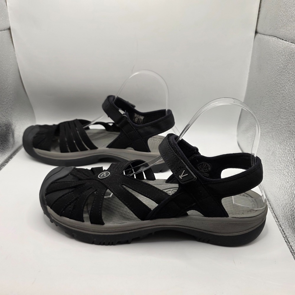 KEEN Rose Women's Sandals Water Hiking Walking Black Size 9.5 - Picture 5 of 7